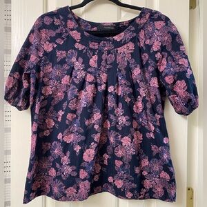 Calvin Klein Jeans Floral Short Sleeve Women's Top Size Medium